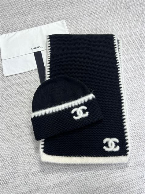 chanel hat and scarf|chanel ready to wear scarf.